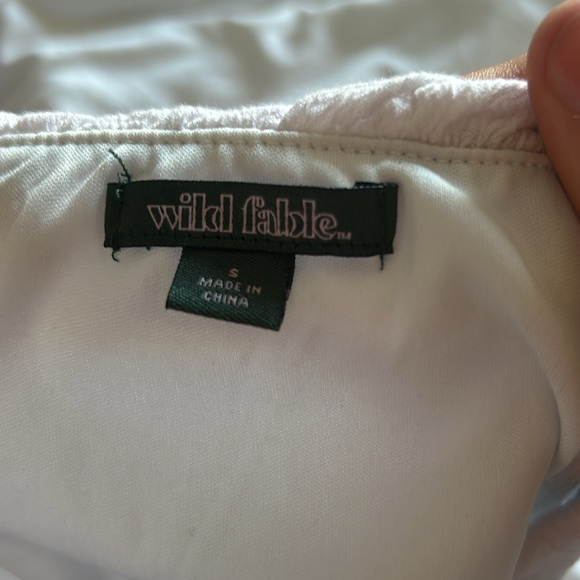 white crop tank size s - Picture 2 of 2